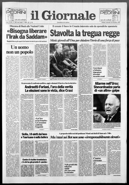 Il giornale : quotidiano del mattino